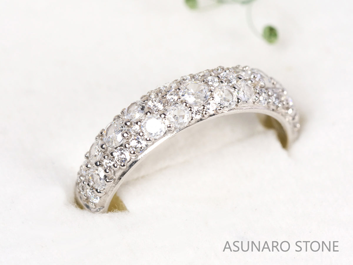 【お仕立て用】空枠番号：5114C　リング枠　パヴェ【オーダージュエリー用】hpv