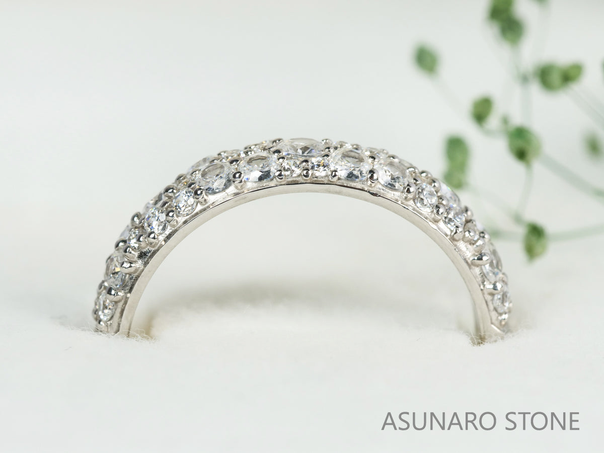 【お仕立て用】空枠番号：5114C　リング枠　パヴェ【オーダージュエリー用】hpv