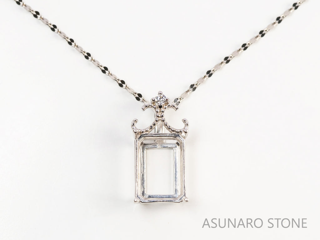 【お仕立て用】空枠番号：5314C　ペンダントトップ枠【オーダージュエリー用】