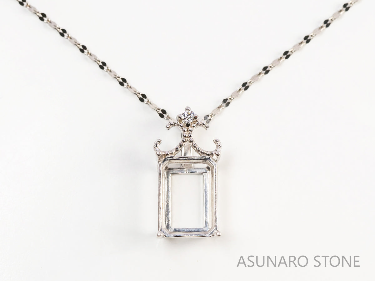 【お仕立て用】空枠番号：5314C　ペンダントトップ枠【オーダージュエリー用】