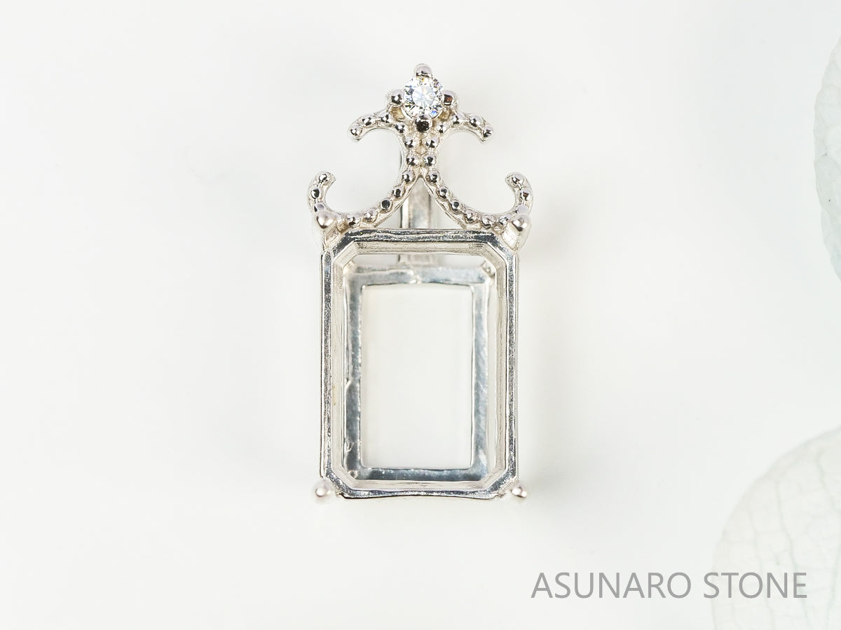 【お仕立て用】空枠番号：5314C　ペンダントトップ枠【オーダージュエリー用】