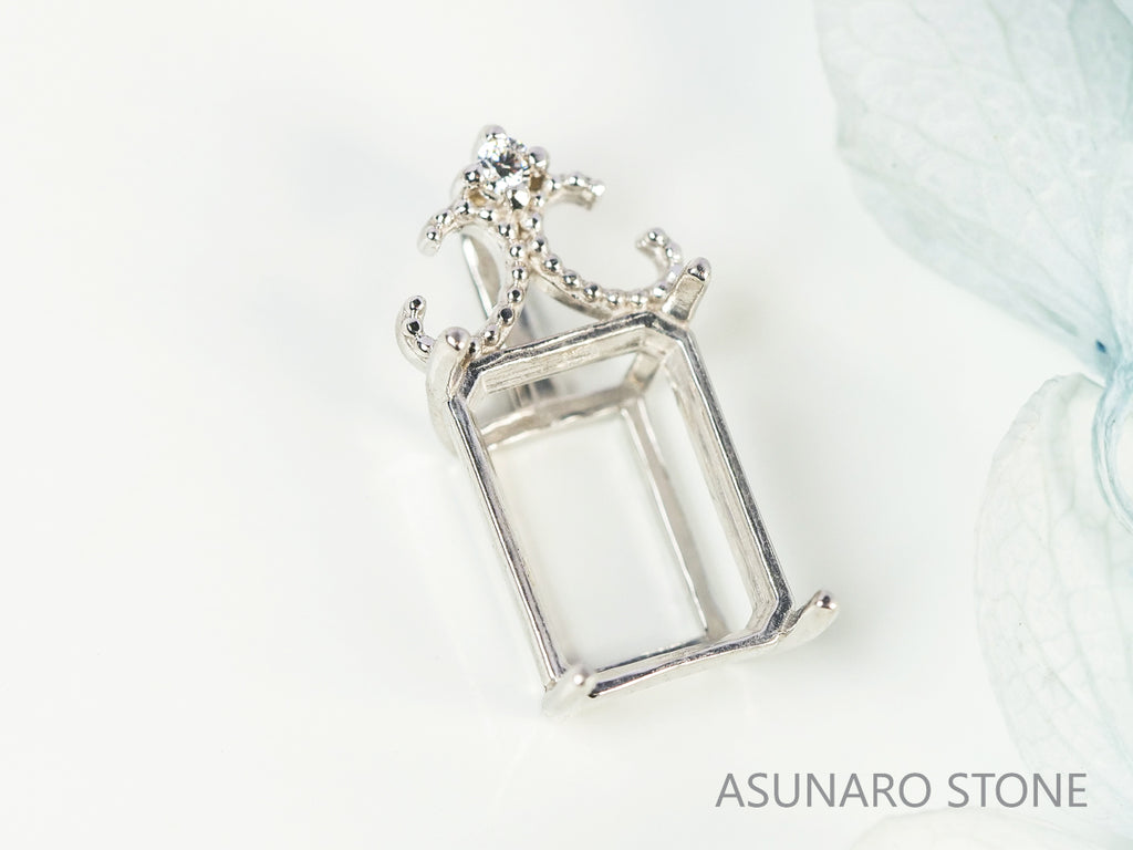 【お仕立て用】空枠番号：5314C　ペンダントトップ枠【オーダージュエリー用】