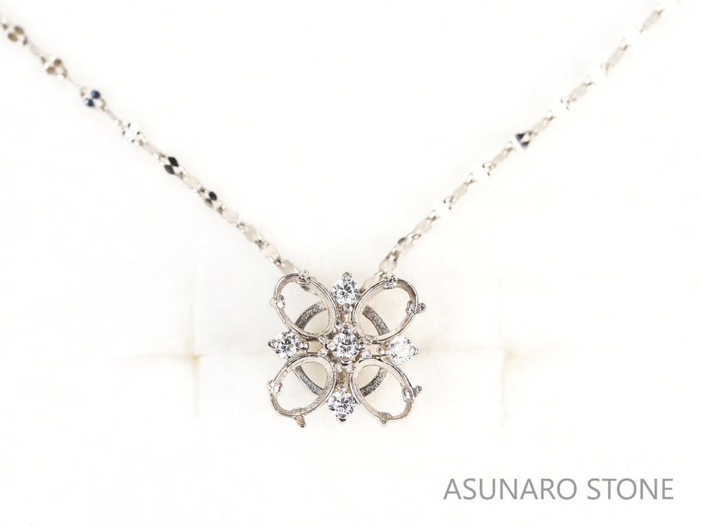 【お仕立て用】空枠番号：4317C　ペンダントトップ枠【オーダージュエリー用】