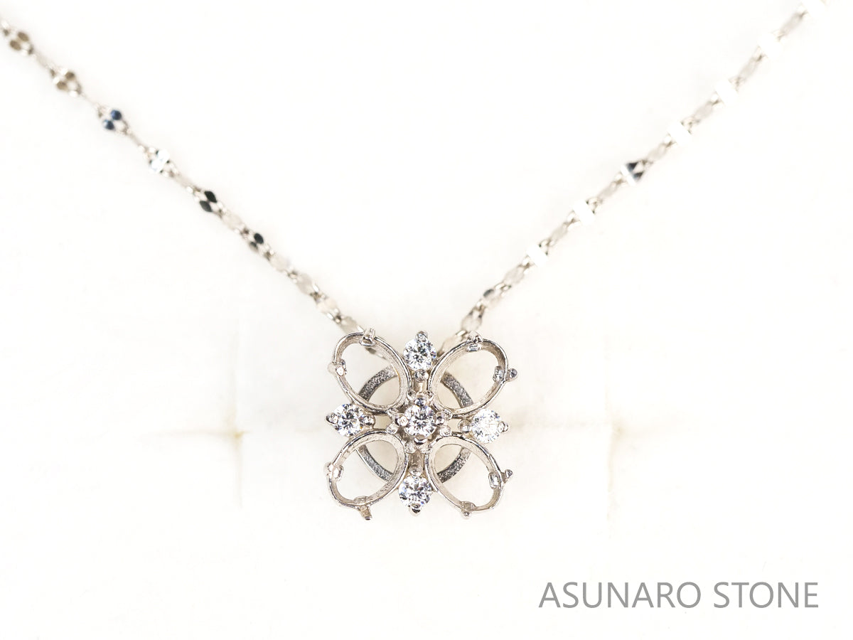 【お仕立て用】空枠番号：4317C　ペンダントトップ枠【オーダージュエリー用】