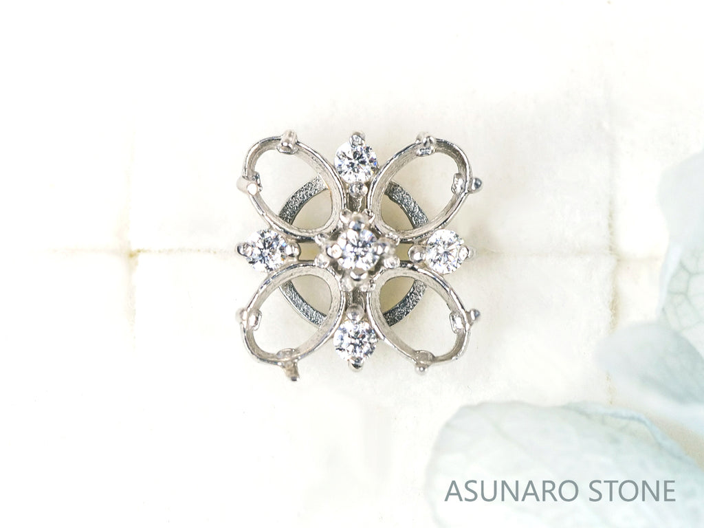 【お仕立て用】空枠番号：4317C　ペンダントトップ枠【オーダージュエリー用】