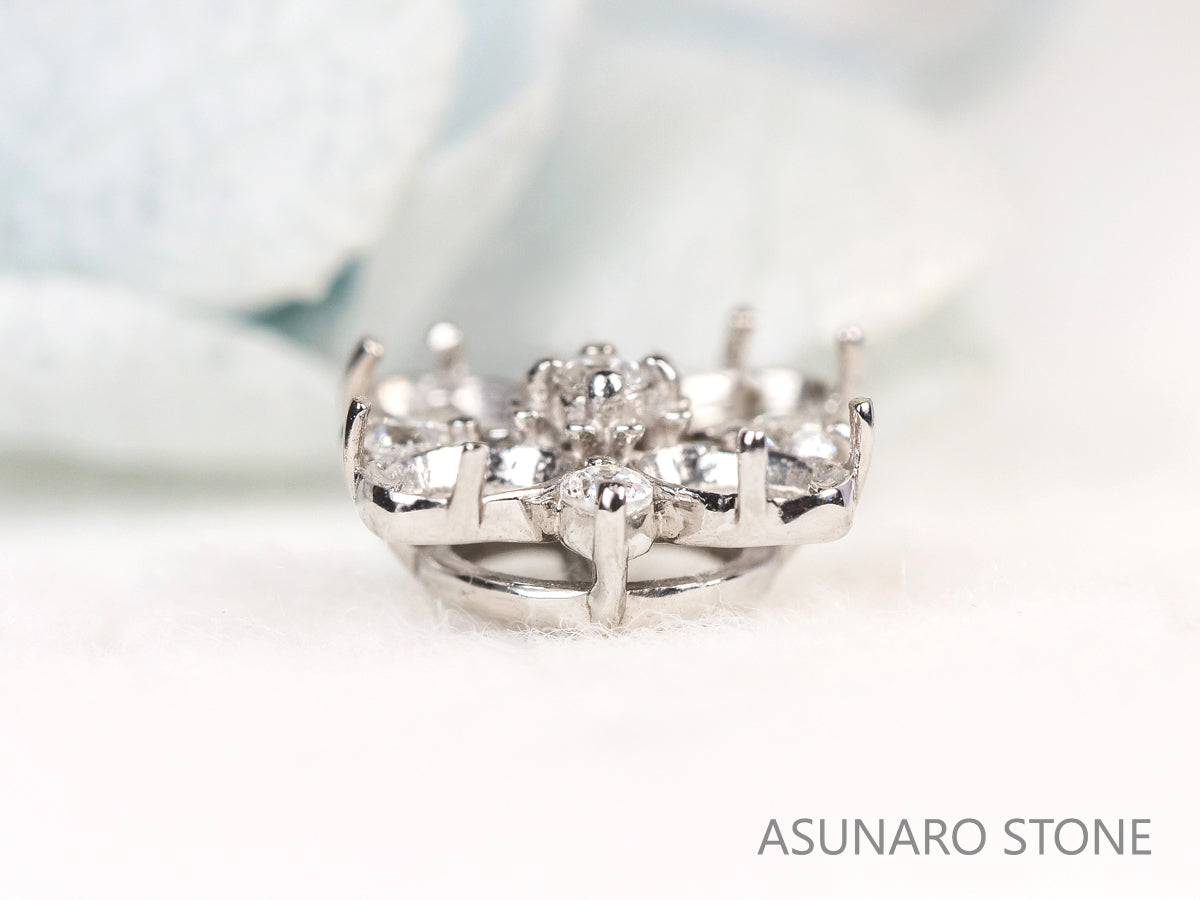 【お仕立て用】空枠番号：4317C　ペンダントトップ枠【オーダージュエリー用】