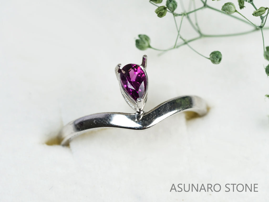 【お仕立て用】空枠番号：5277C　リング枠　V字枠　ダイヤなし【オーダージュエリー用】