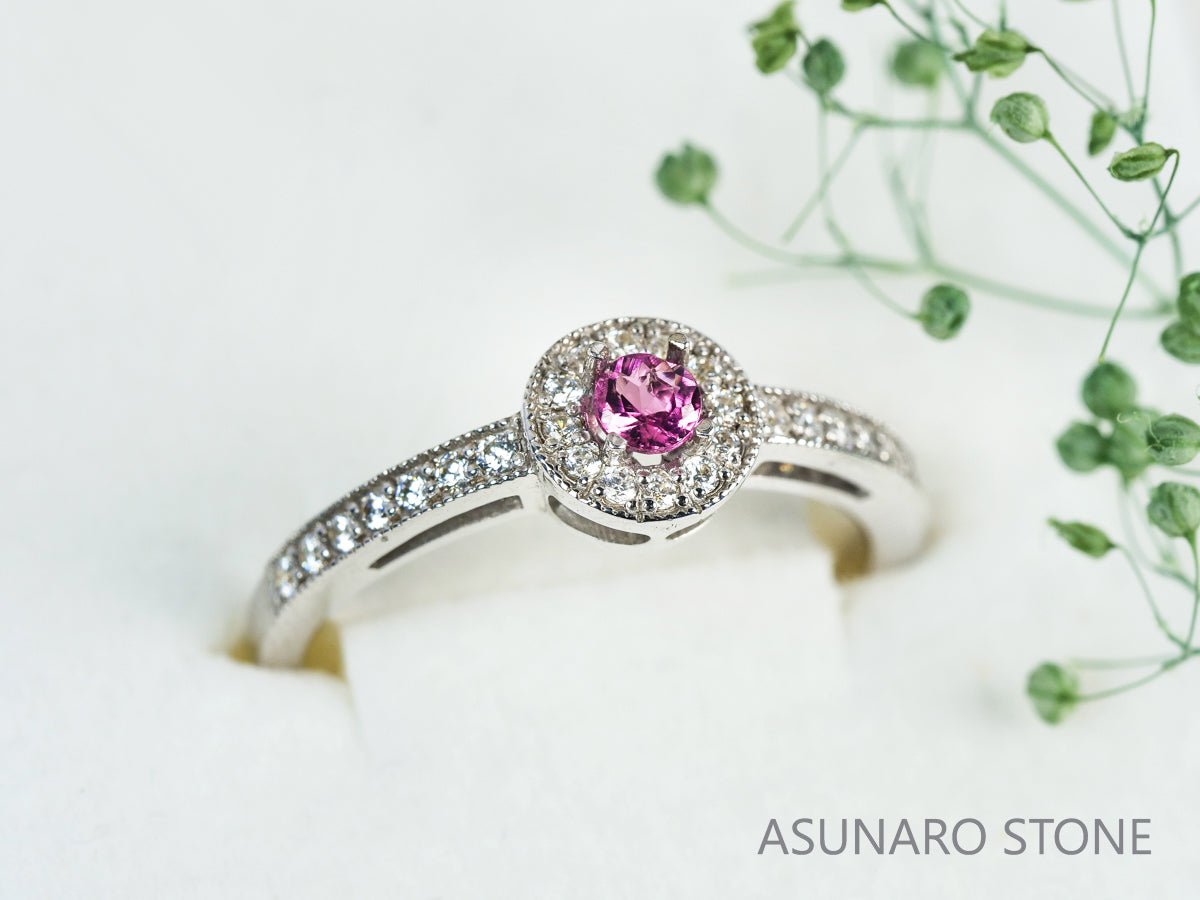 【お仕立て用】空枠番号：2521C　3mm用　リング枠　取り巻き【オーダージュエリー用】