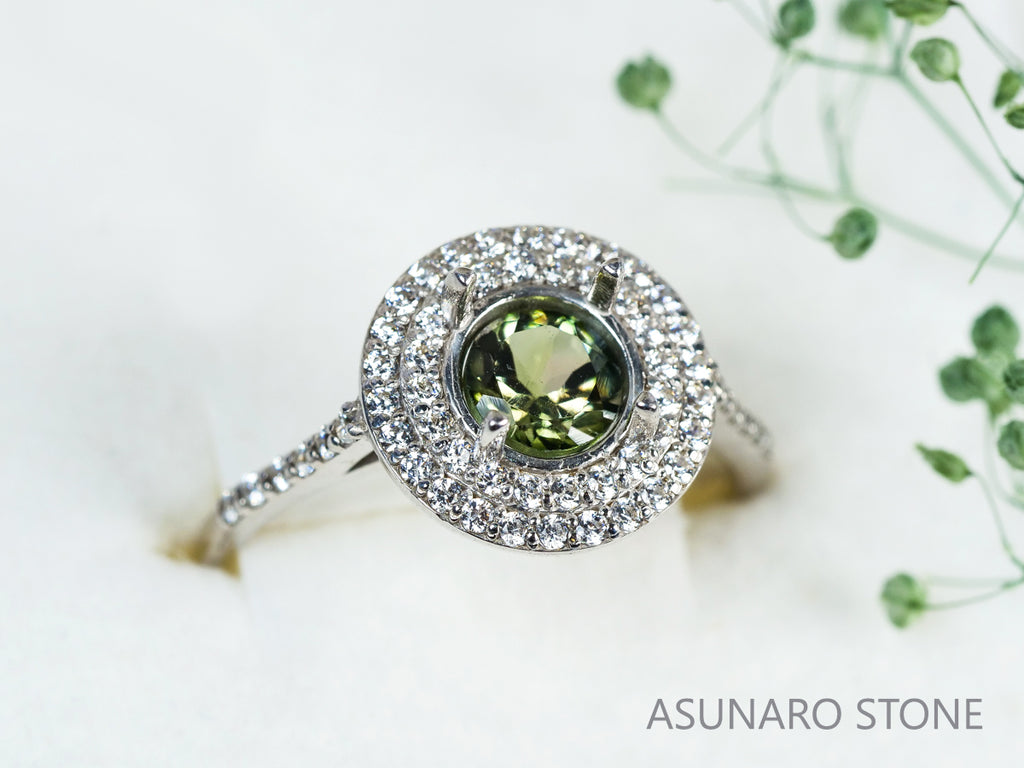 【お仕立て用】空枠番号：4065C　5mm用　リング枠　取り巻き【オーダージュエリー用】