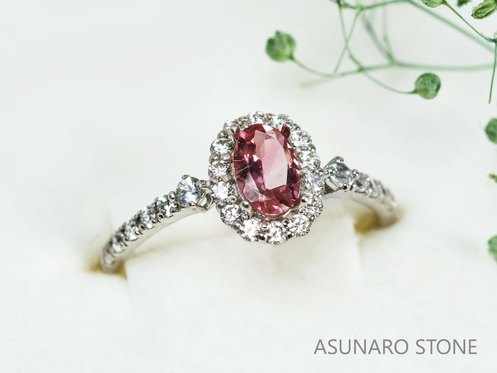 【お仕立て用】空枠番号：4975C　5×3mm用　リング枠　取り巻き【オーダージュエリー用】