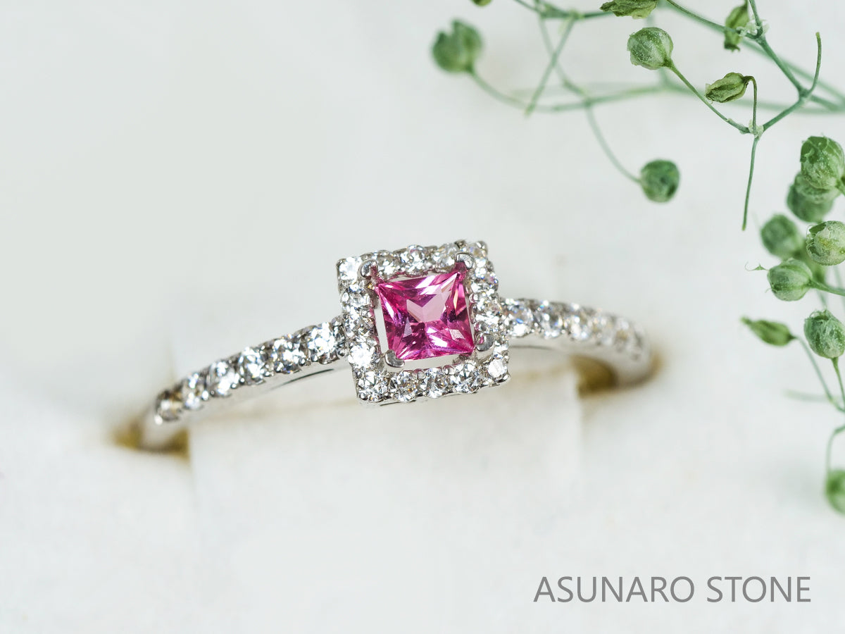 【お仕立て用】空枠番号：2622C　3mm用　リング枠　取り巻き【オーダージュエリー用】