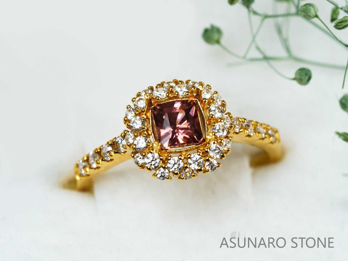 【お仕立て用】空枠番号：4040C　5mm用　リング枠　取り巻き【オーダージュエリー用】