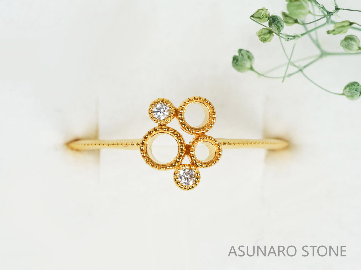 【お仕立て用】空枠番号：5239C　リング枠【オーダージュエリー用】