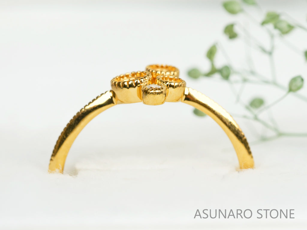 【お仕立て用】空枠番号：5239C　リング枠【オーダージュエリー用】