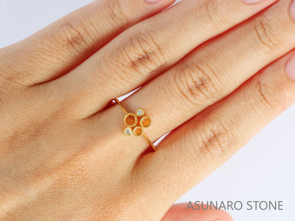 【お仕立て用】空枠番号：5239C　リング枠【オーダージュエリー用】