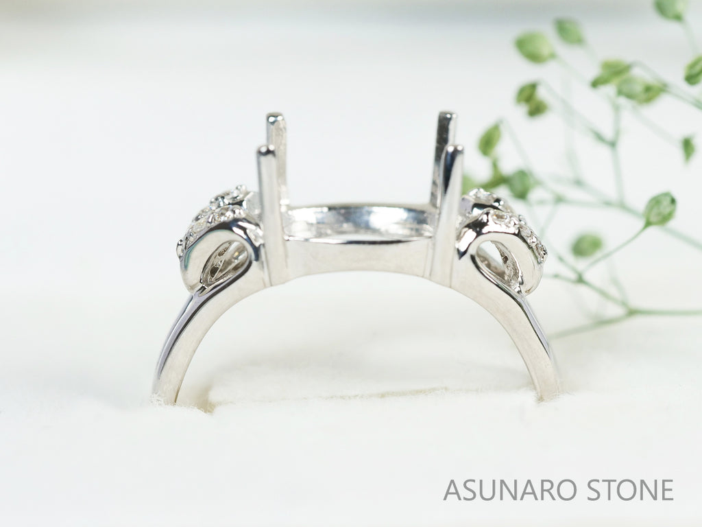 【お仕立て用】空枠番号：5568I　リング枠【オーダージュエリー用】