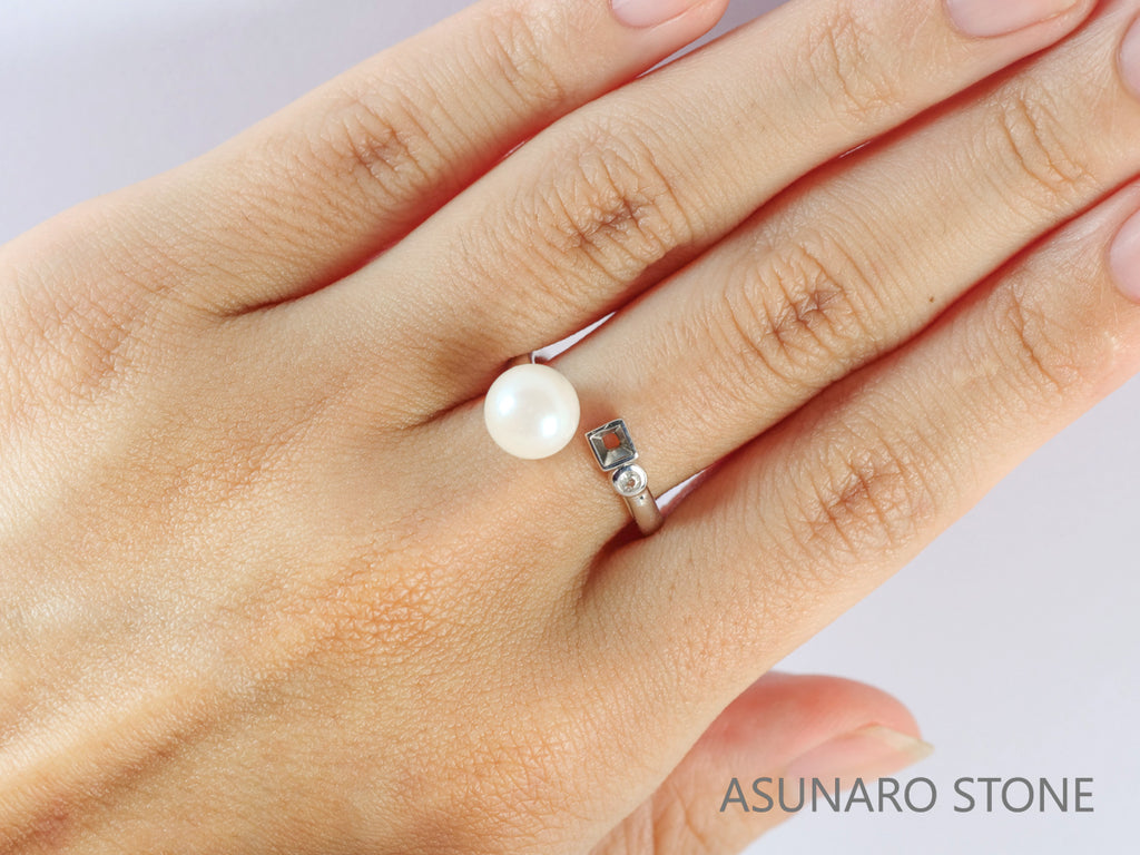 【お仕立て用】空枠番号：5163C　フォークリング　リング枠【オーダージュエリー用】hpv