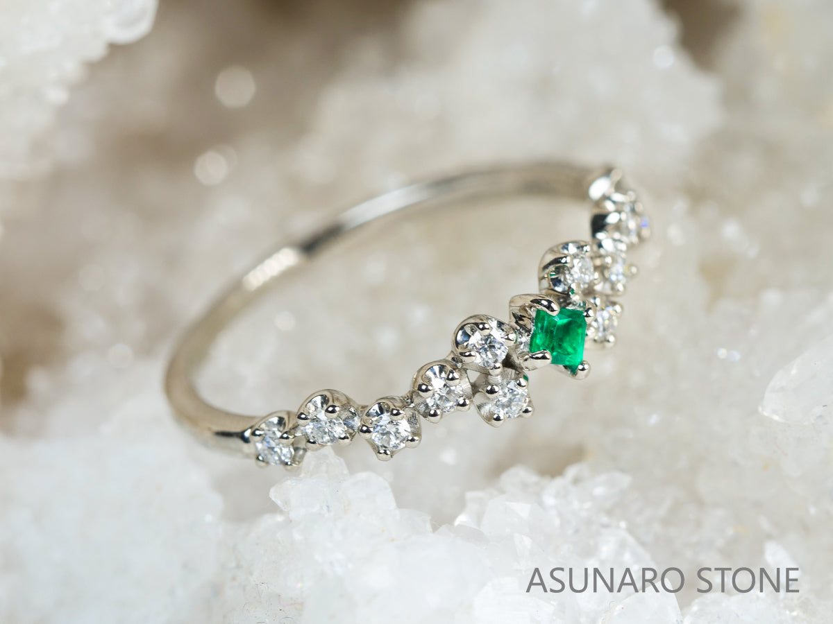 【お仕立て用】空枠番号：4995C リング枠【オーダージュエリー用】