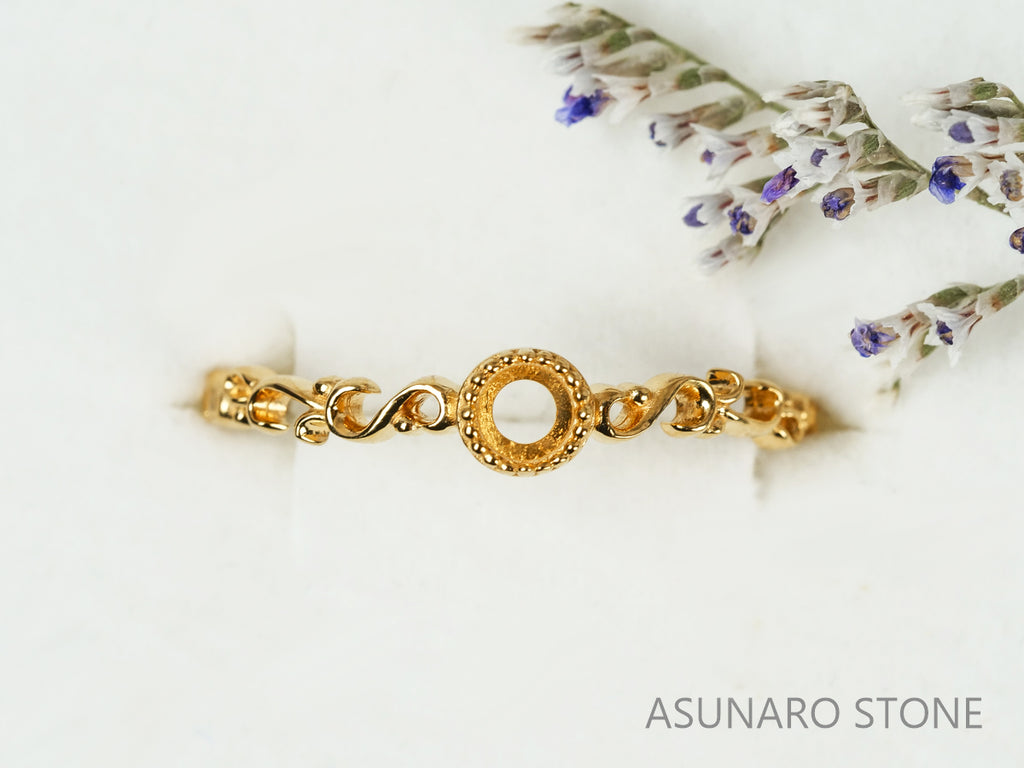 【お仕立て用】空枠番号：4781C　ダイヤなし　リング枠【オーダージュエリー用】