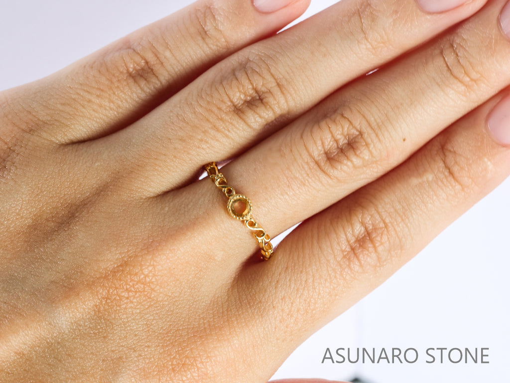 【お仕立て用】空枠番号：4781C　ダイヤなし　リング枠【オーダージュエリー用】