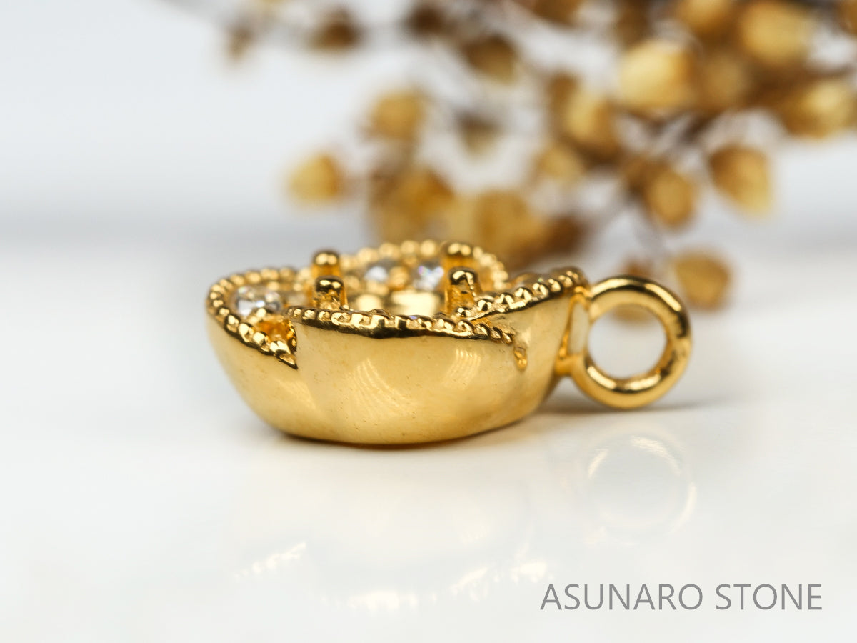 【お仕立て用】空枠番号：4206C　ペンダントトップ枠【オーダージュエリー用】