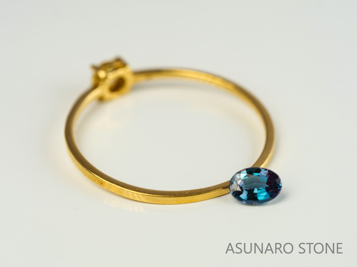 アレキサンドライト　オーバルカット　 ブラジル産　0.21ct　【231225-1921】