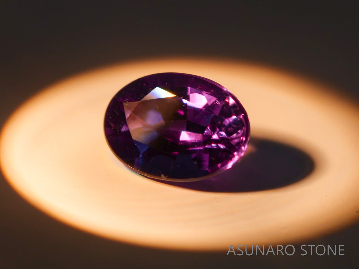 アレキサンドライト　オーバルカット　 ブラジル産　0.15ct　【231225-1923】