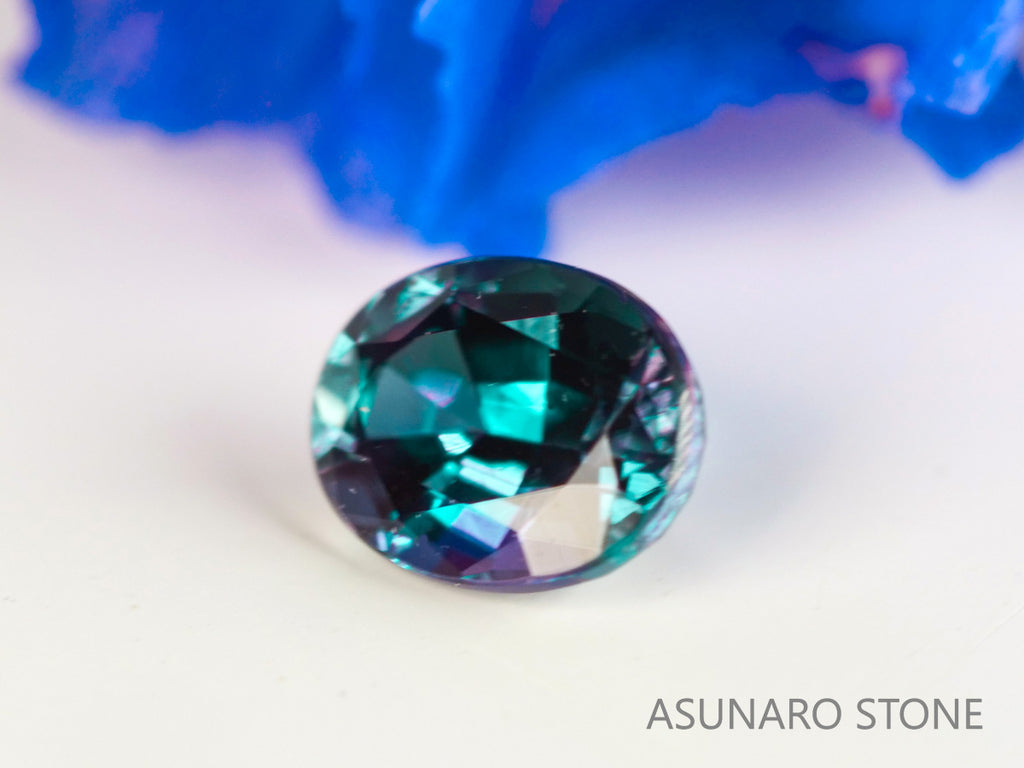 アレキサンドライト　オーバルカット　 ブラジル産　0.16ct　【231225-1925】