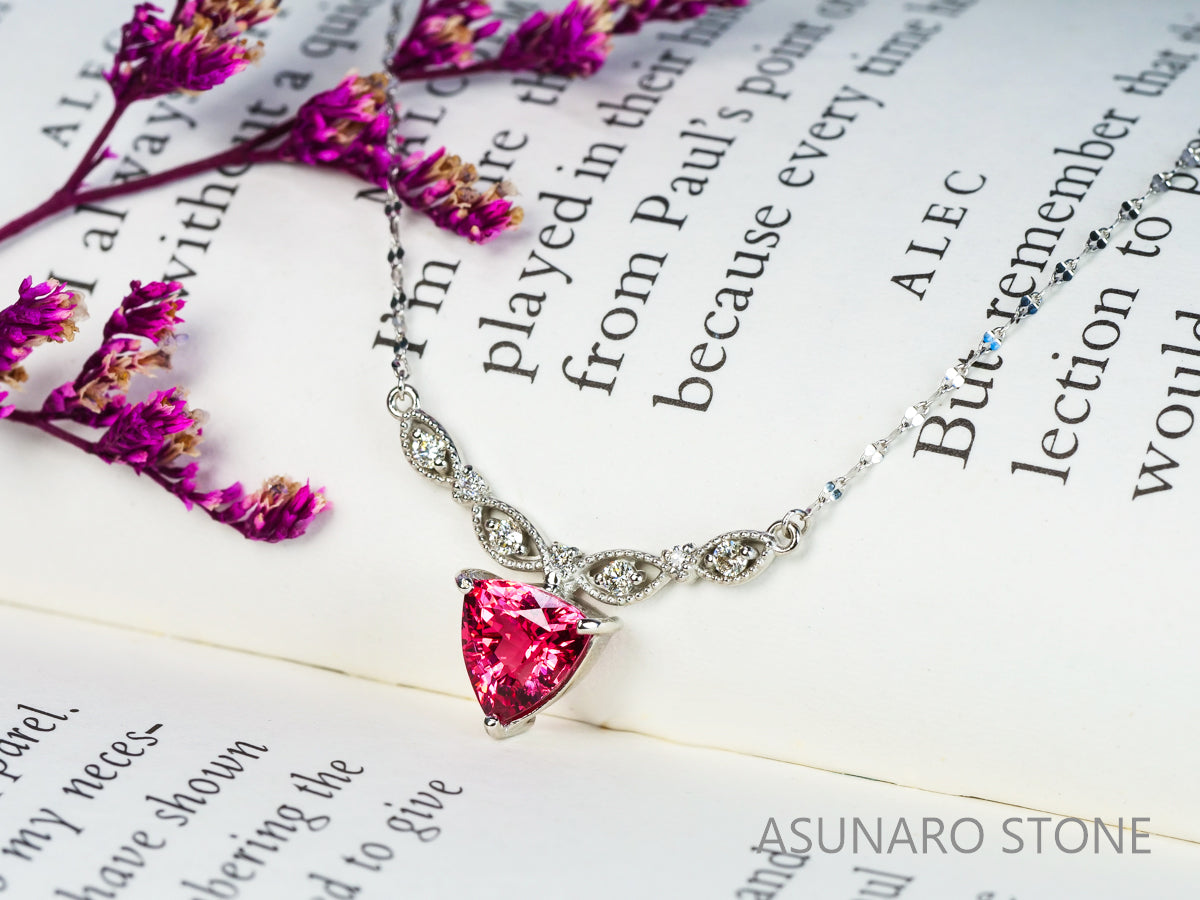 【お仕立て用】空枠番号：5104C　両吊りネックレス　ペンダントトップ枠【オーダージュエリー用】