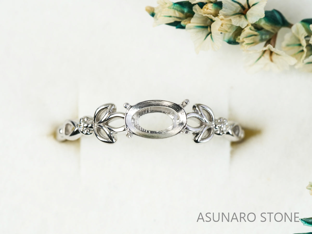 【お仕立て用】空枠番号：5261C　リング枠【オーダージュエリー用】