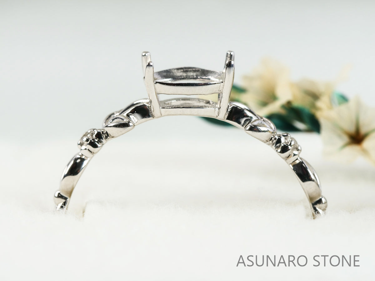 【お仕立て用】空枠番号：5261C　リング枠【オーダージュエリー用】