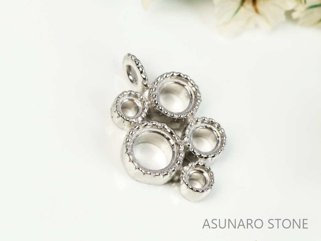 【お仕立て用】空枠番号：5431C　ペンダントトップ枠【オーダージュエリー用】