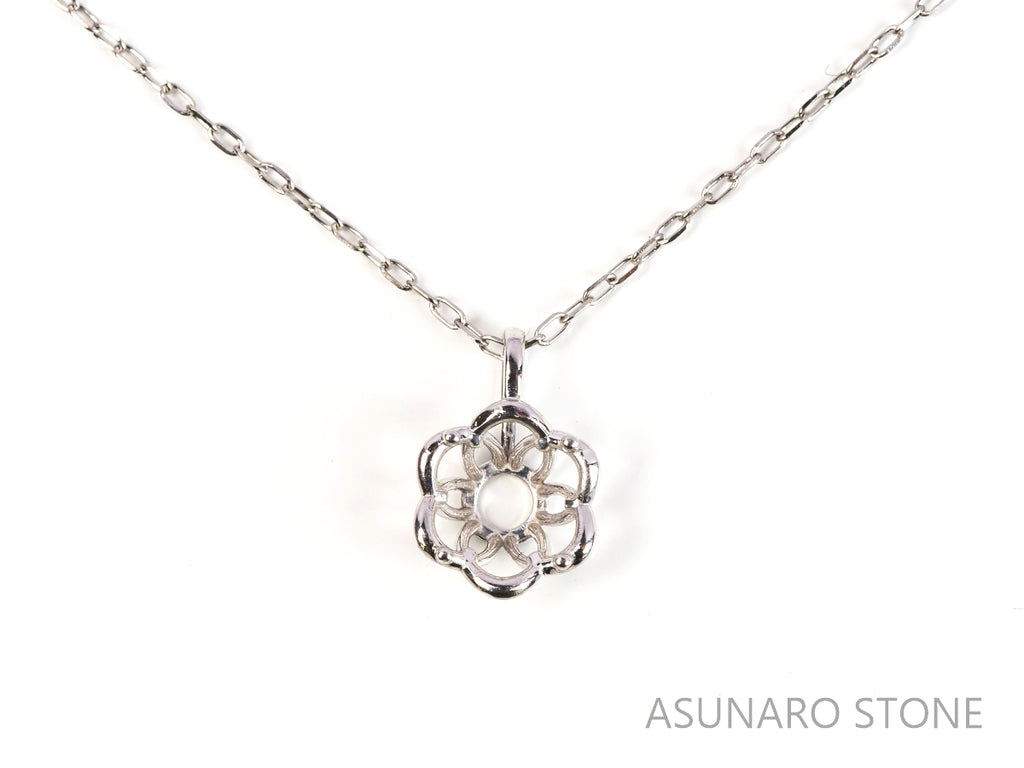 【お仕立て用】空枠番号：4516C　ペンダントトップ枠【オーダージュエリー用】