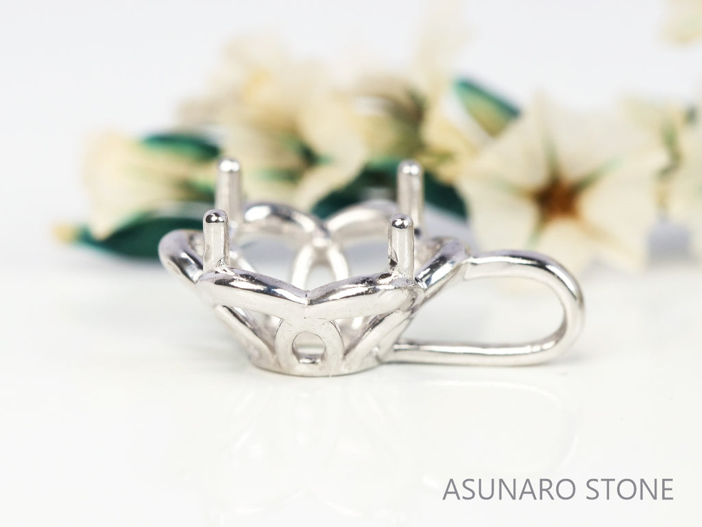 【お仕立て用】空枠番号：4516C　ペンダントトップ枠【オーダージュエリー用】