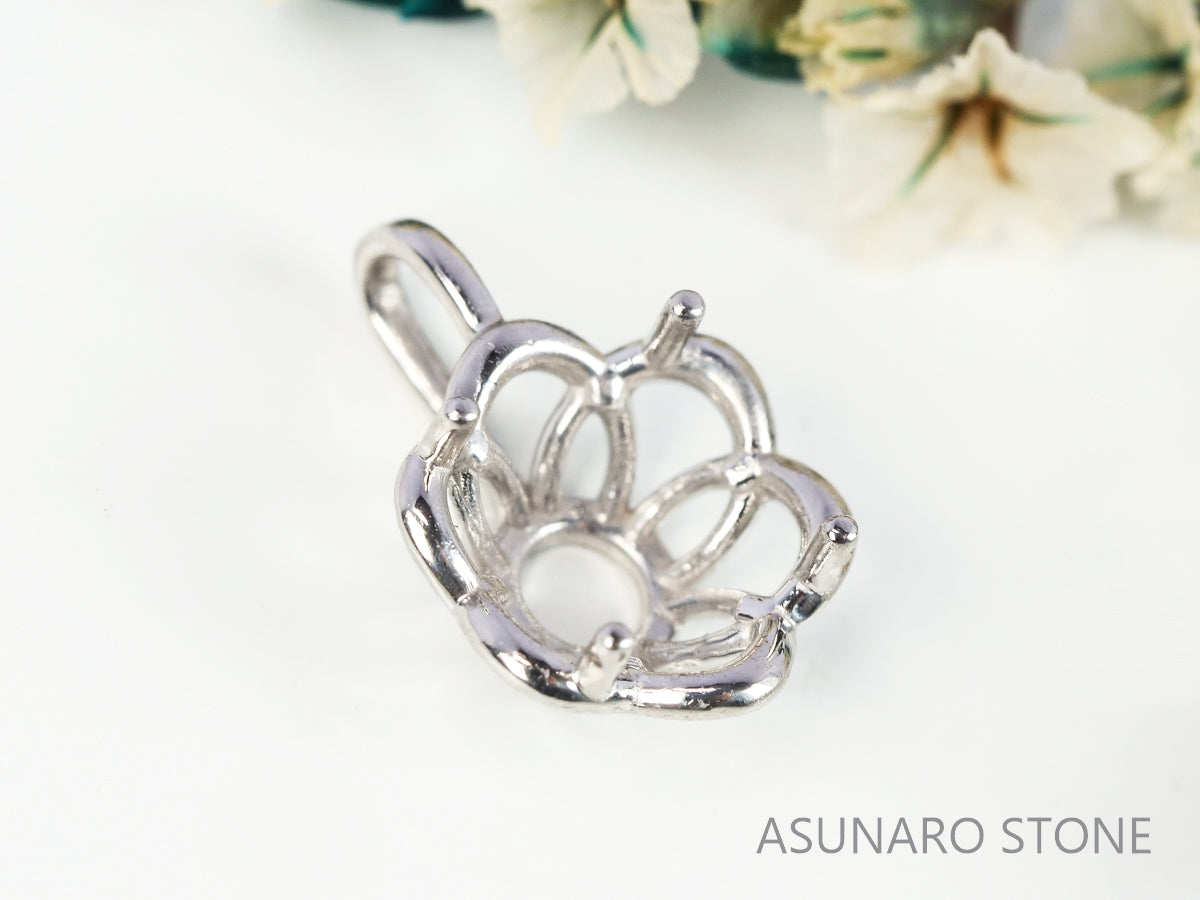 【お仕立て用】空枠番号：4516C　ペンダントトップ枠【オーダージュエリー用】