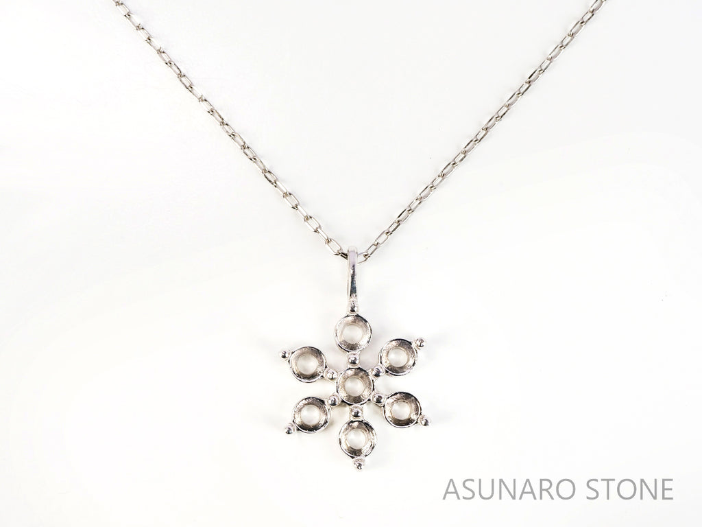 【お仕立て用】空枠番号：4667C　ペンダントトップ枠【オーダージュエリー用】