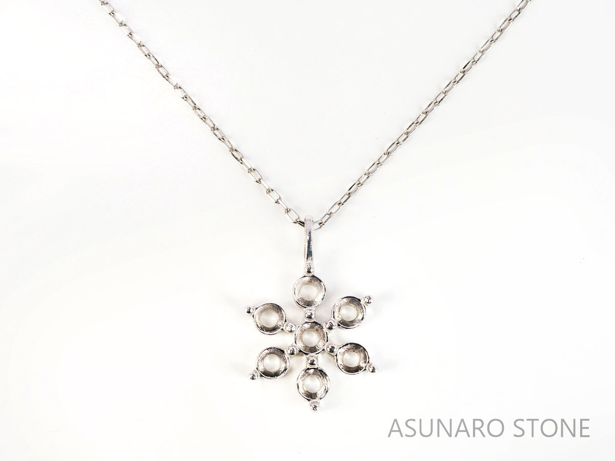 【お仕立て用】空枠番号：4667C　ペンダントトップ枠【オーダージュエリー用】