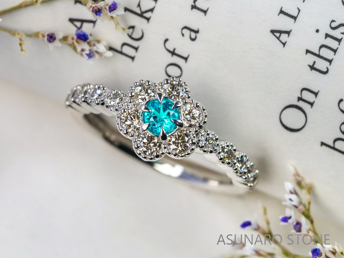 【お仕立て用】空枠番号：4447C　3mm用　リング枠　取り巻き【オーダージュエリー用】