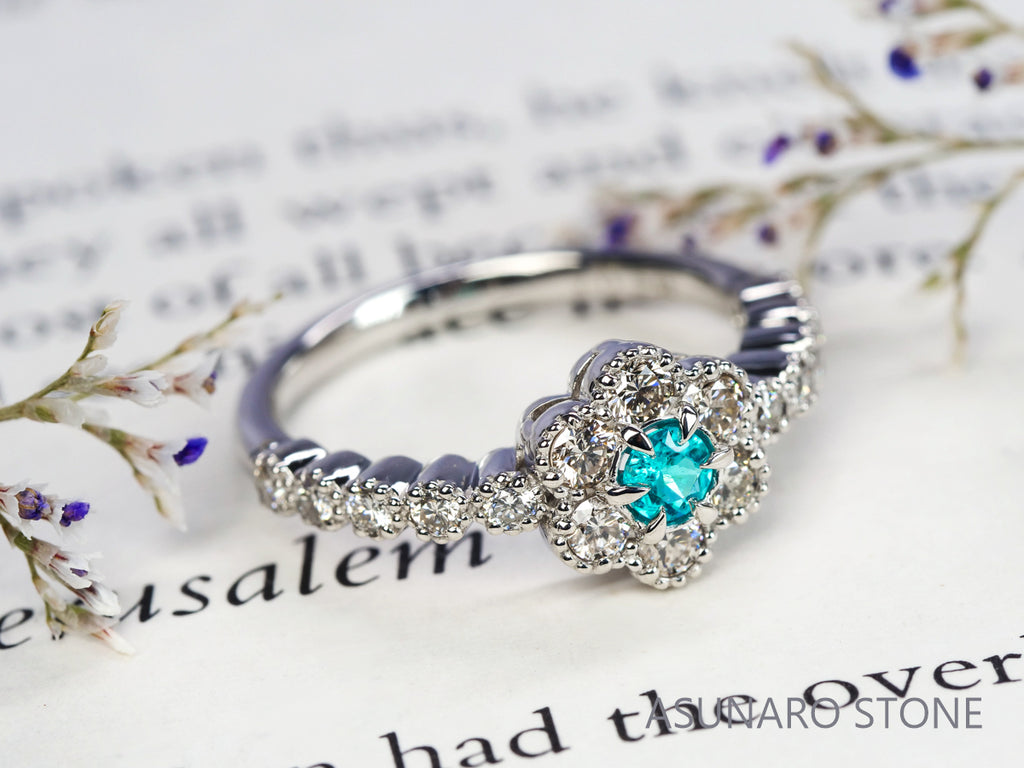 【お仕立て用】空枠番号：4447C　3mm用　リング枠　取り巻き【オーダージュエリー用】