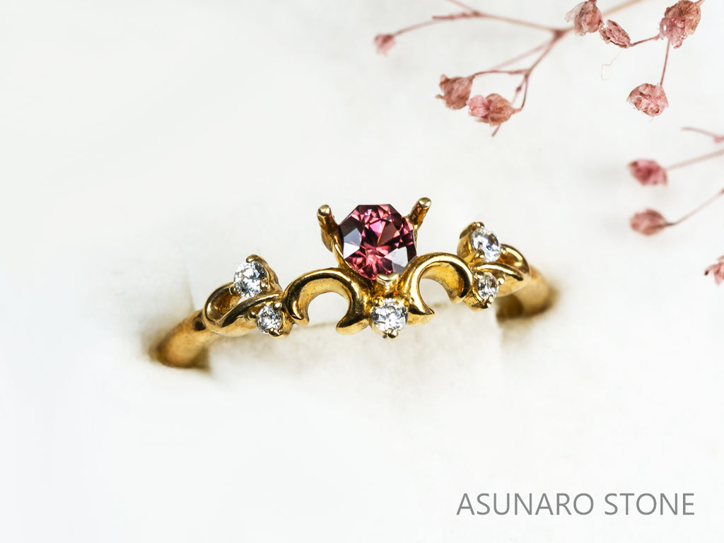 【お仕立て用】空枠番号：547G リング枠【オーダージュエリー用】