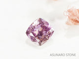 ピンクダイヤモンド　Fancy Intense Purple Pink　I1 　クッションカット　0.070ct　【231115-1917】