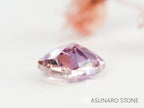 ピンクダイヤモンド　Fancy Intense Purple Pink　I1 　クッションカット　0.070ct　【231115-1917】