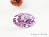 ピンクダイヤモンド　Fancy Intense Purple Pink　I1　オーバルカット　0.044ct　【231115-1918】