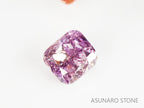 ピンクダイヤモンド　Fancy Intense Purple Pink　SI2 　クッションカット　0.097ct　【231115-1919】