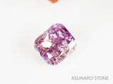 ピンクダイヤモンド　Fancy Intense Purple Pink　SI2 　クッションカット　0.097ct　【231115-1919】