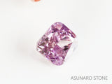 ピンクダイヤモンド　Fancy Intense Purple Pink　SI2 　クッションカット　0.097ct　【231115-1919】