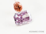 ピンクダイヤモンド　Fancy Intense Purple Pink　I1 　ラディアントカット　0.129ct　【231115-1920】