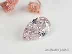 ピンクダイヤモンド　Light Pink　SI2 　ペアシェイプ　0.167ct　【231115-1880】