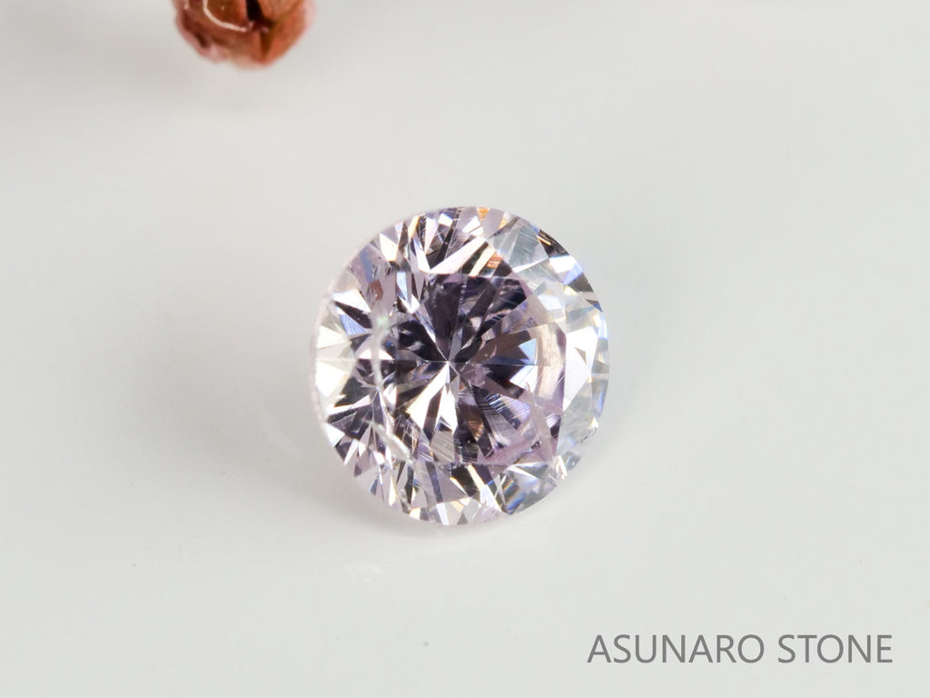 ピンクダイヤモンド　Very Light Pink　I1　ラウンドカット　0.188ct　【231115-1881】