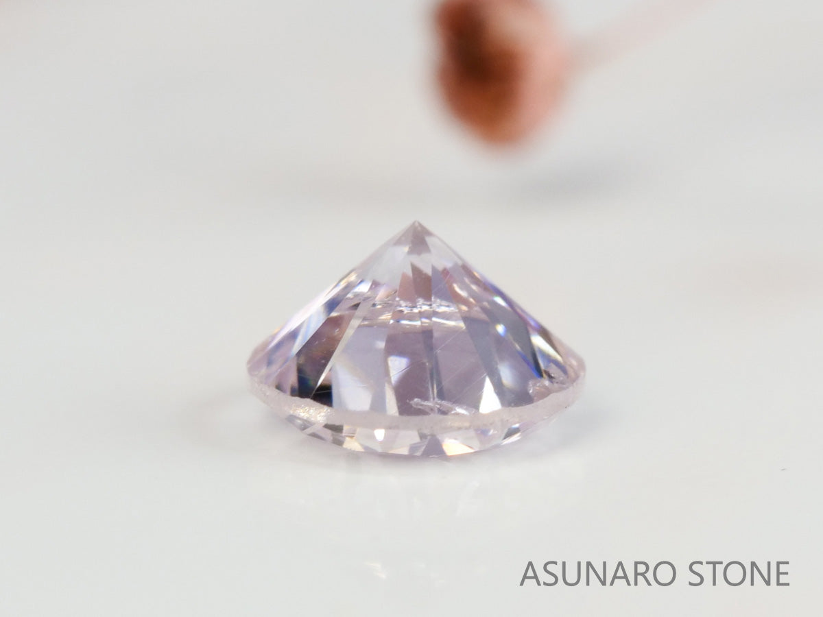 ピンクダイヤモンド　Very Light Pink　I1　ラウンドカット　0.188ct　【231115-1881】